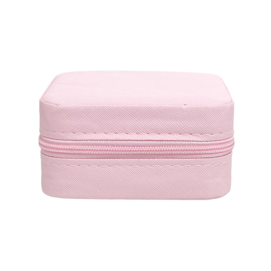 Pink Travel Jewelry Box Organizer for Women