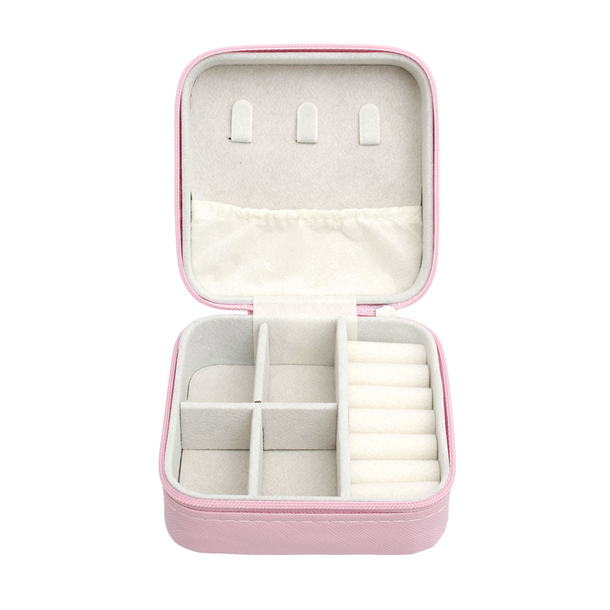 Pink Travel Jewelry Box Organizer for Women