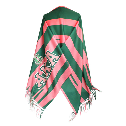 AKA Sorority Zebra Stripe Fashion Shawl Scarf