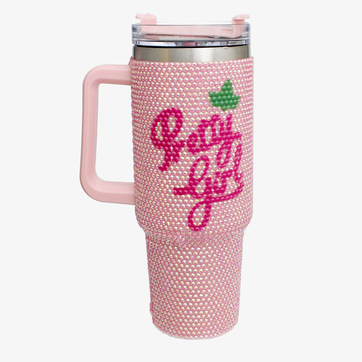 AKA Sorority Pink Bling 40.5 oz Tumbler Cup