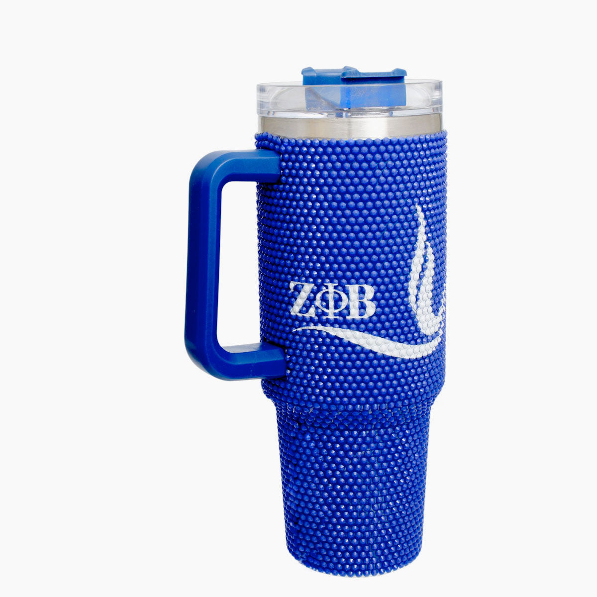 ZPB Sorority Blue Bling 40.5 oz Tumbler Cup