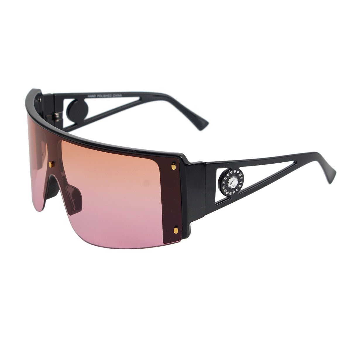 Black Frame Tint Visor Eyewear