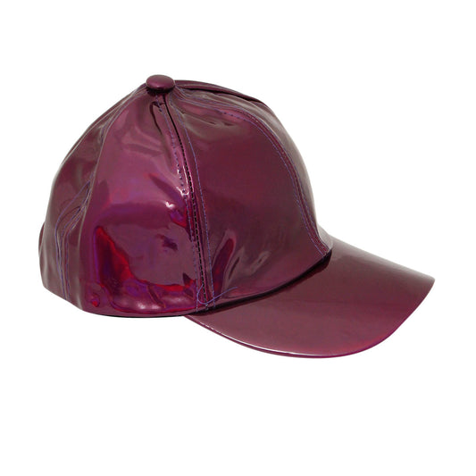 Shiny Purple Iridescent Cap