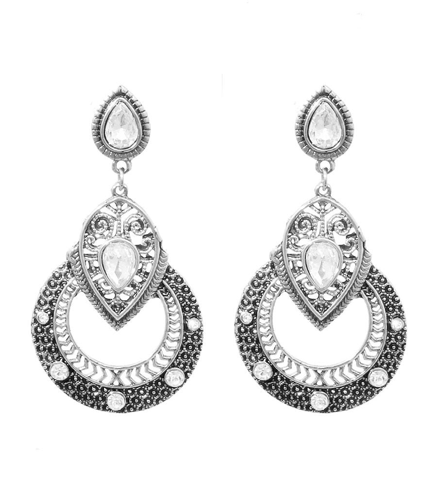 Antique Silver Drop Earrings