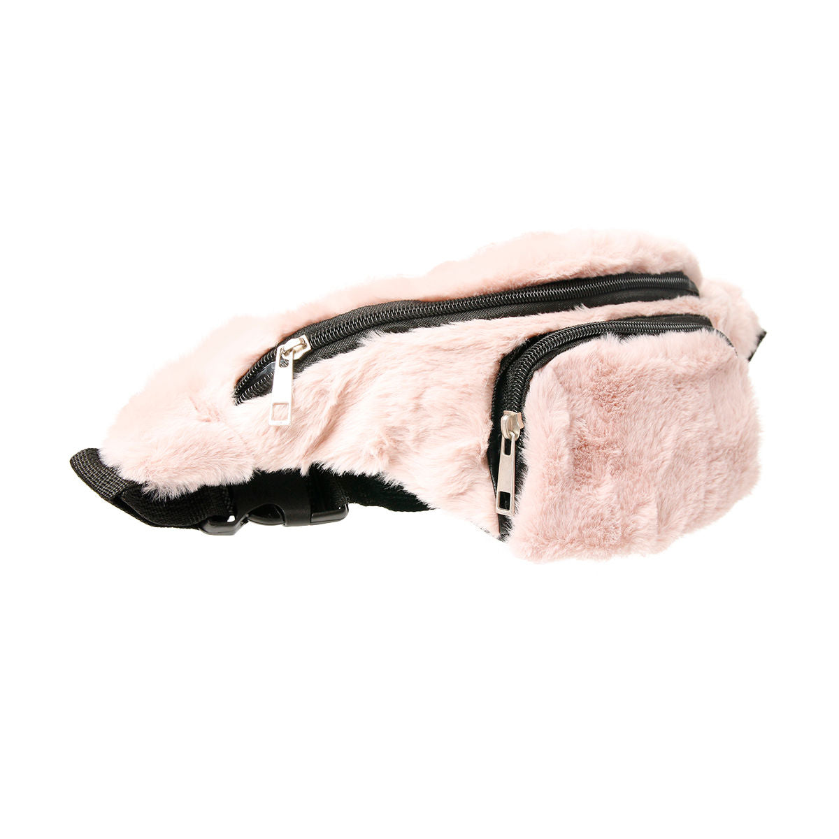 Pink Fur Fanny Pack