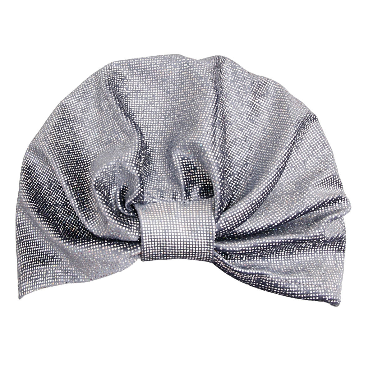 Silver Shimmering Metallic Turban