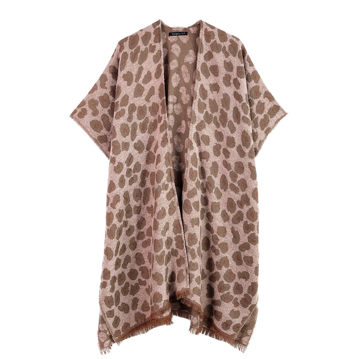 Pink Leopard Cozy Kimono