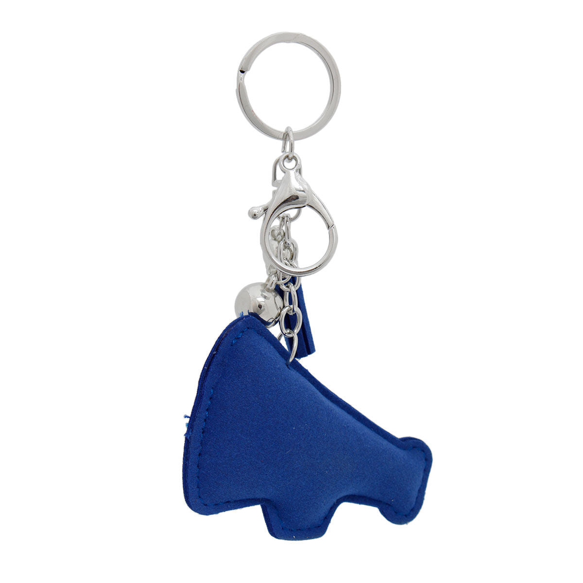 Blue Megaphone Keychain Bag Charm