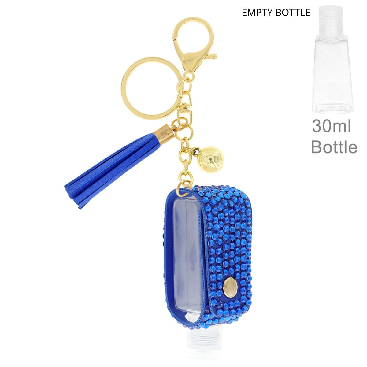 Royal Blue Sanitizer Keychain