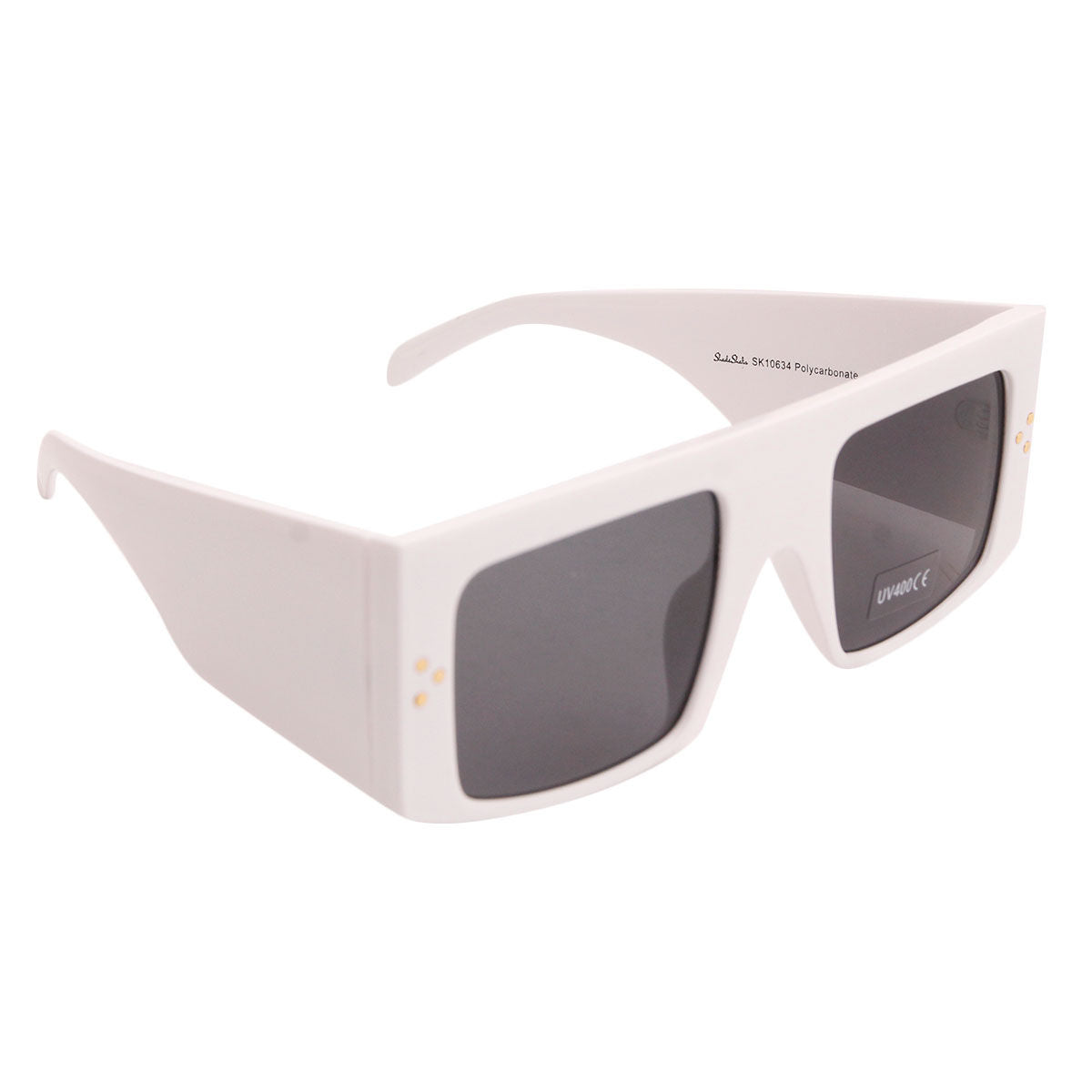 White Extra Wide Arm Sunglasses