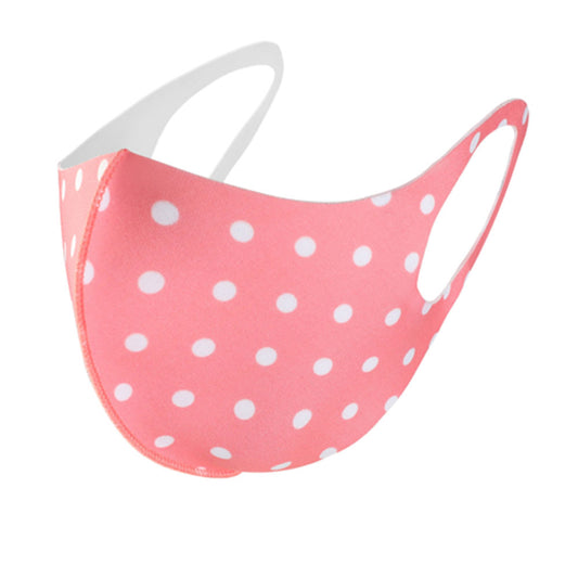 Pink Polka Dot Face Reusable Masks