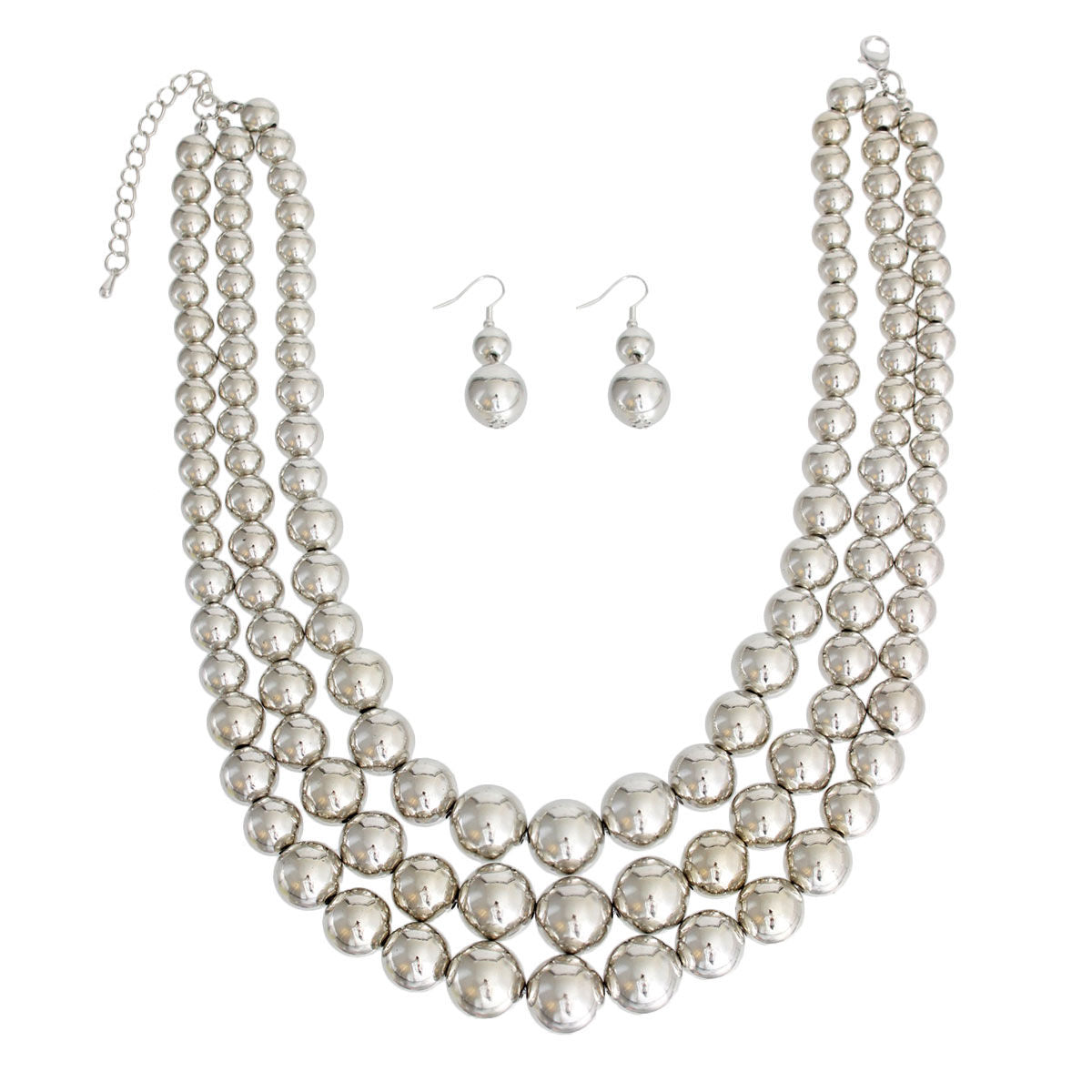 Silver Pearl 3 Layer Set