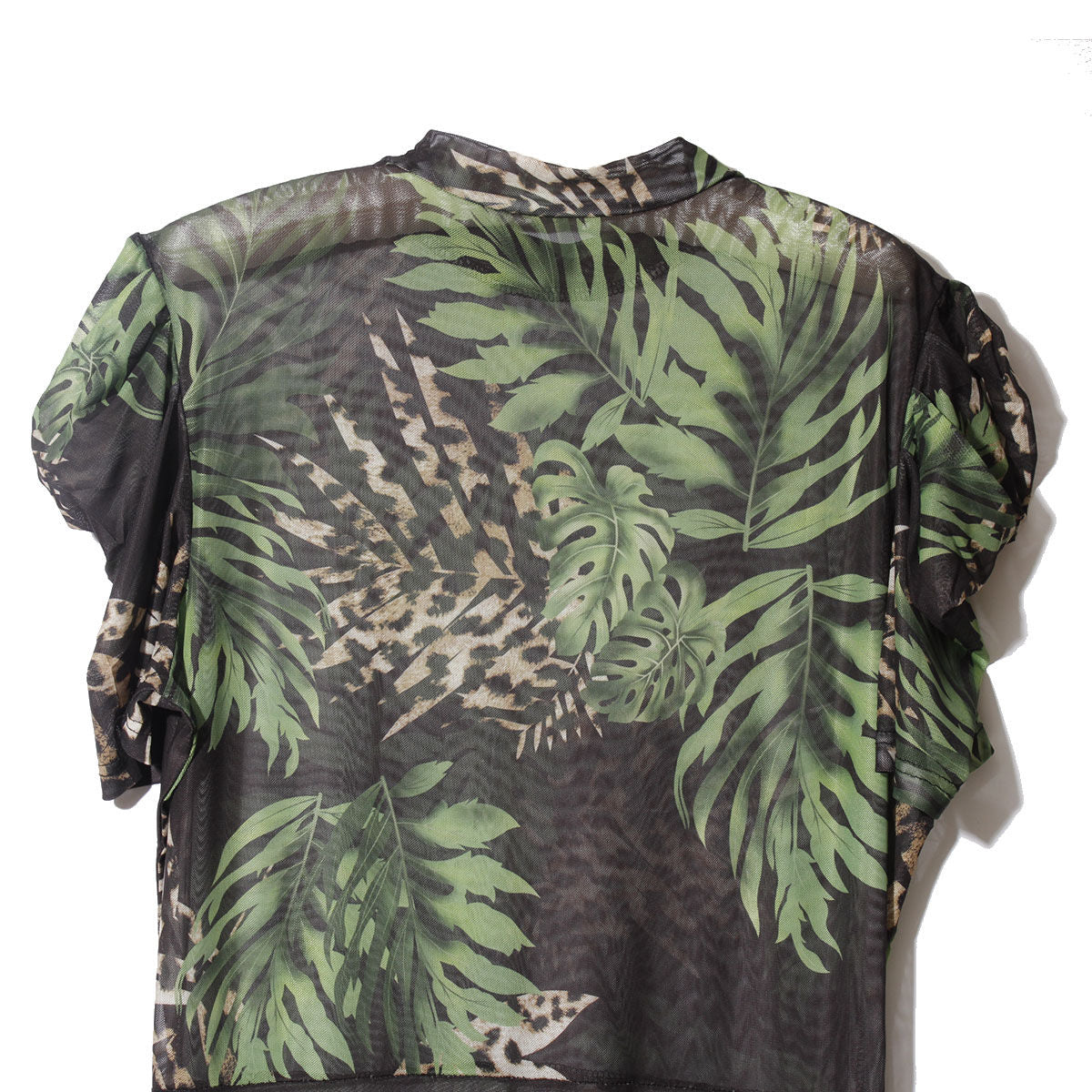 1XL Mesh High-Low Leaf Top