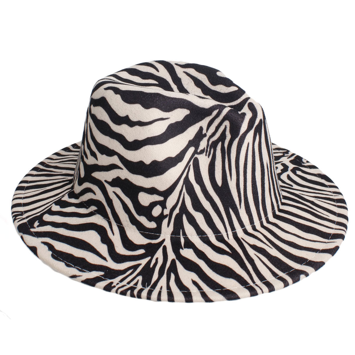 Zebra Stripe Fedora