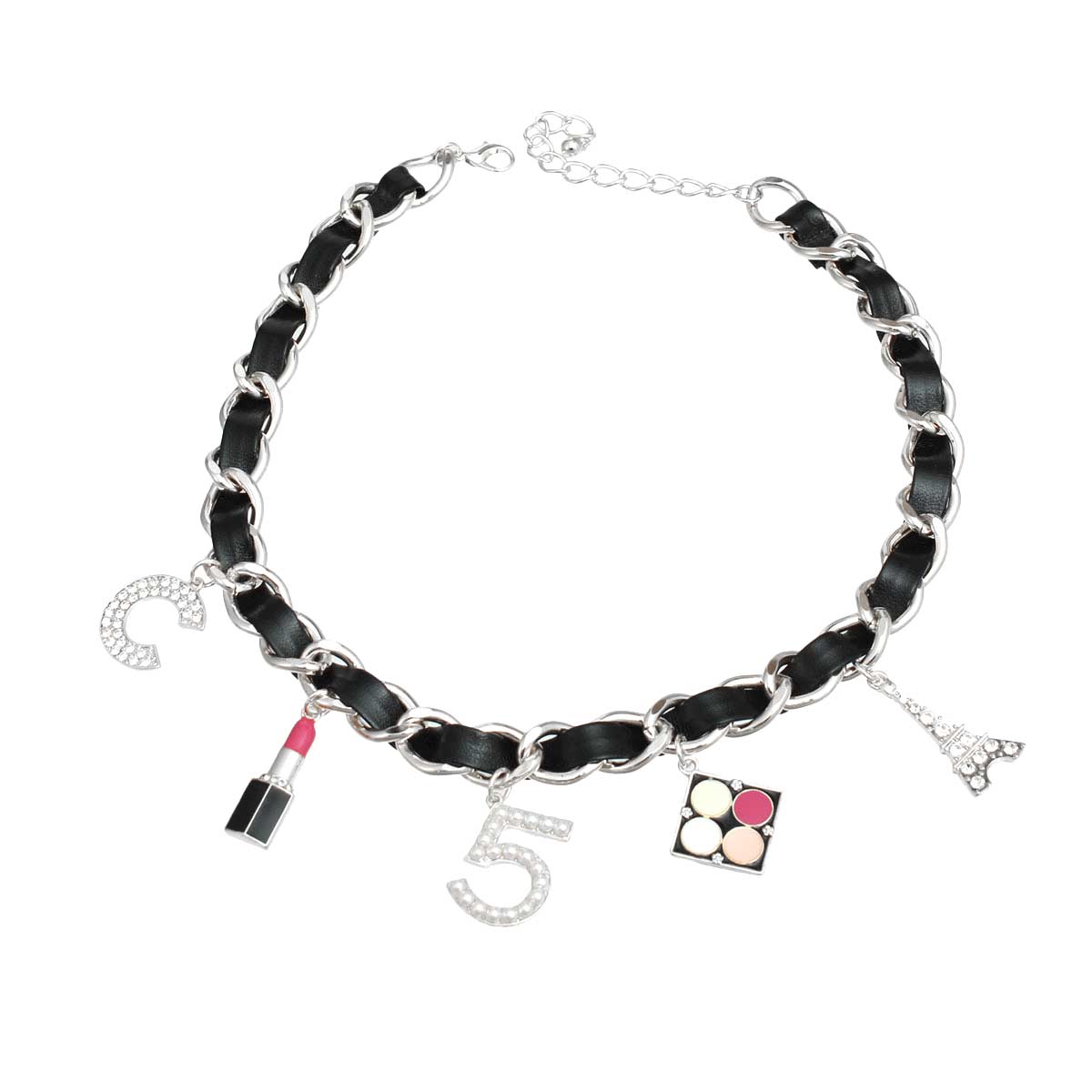 Silver and Black Designer Boutique Chain