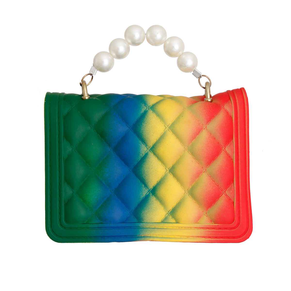 Red Green Gradient Micro Jelly Bag