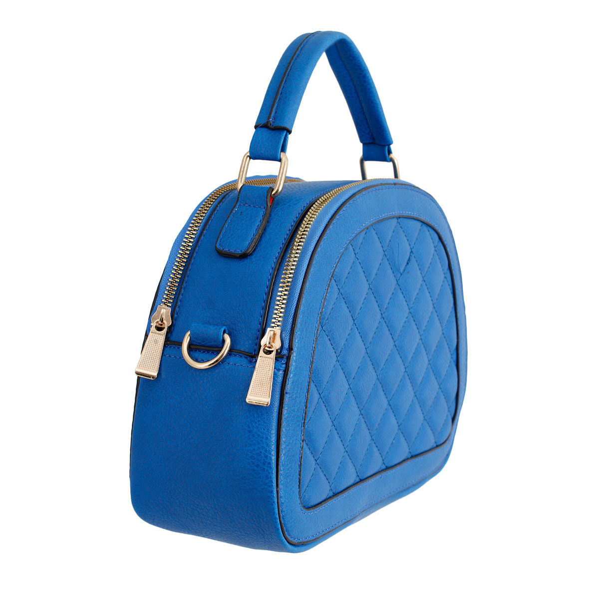 Blue Quilted Canteen Bag