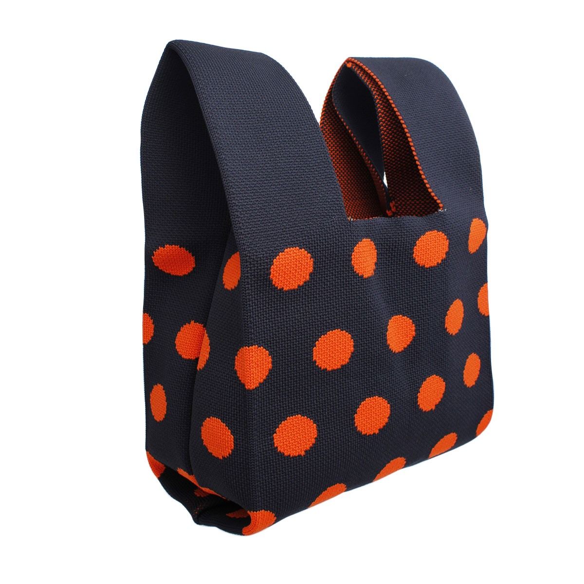 Purse Navy Polka Dot Handbag For Women