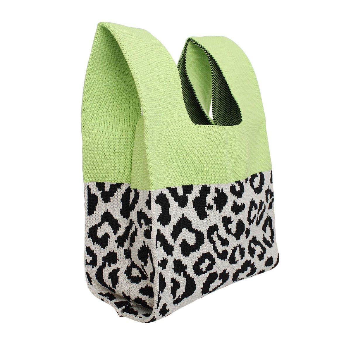 Purse Green Leopard Handbag for Women