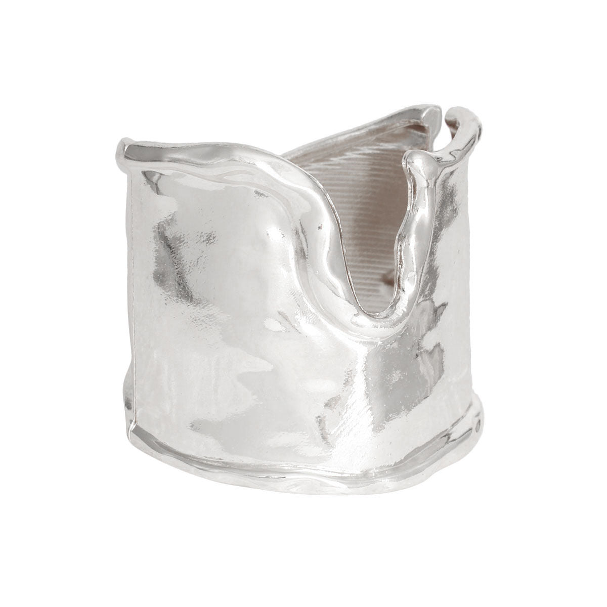 Silver Cut Out Edged Cuff