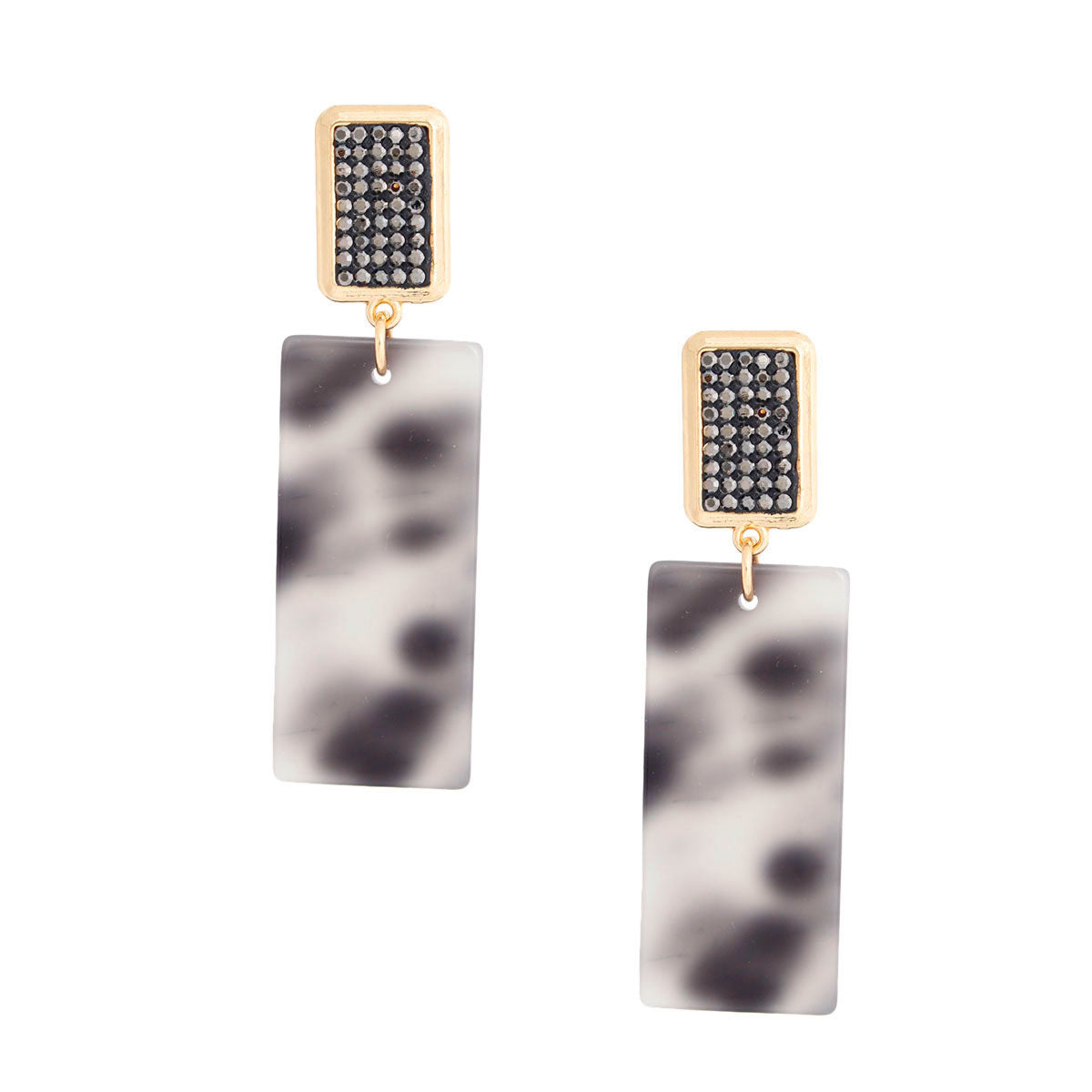 Black Tortoiseshell Earrings