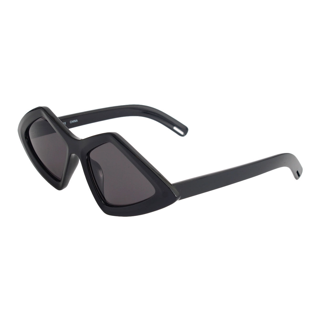 Black Pointed Frame Sunglasses