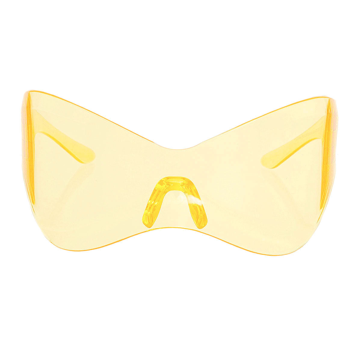 Sunglasses Mask Wrap Yellow Eyewear for Women