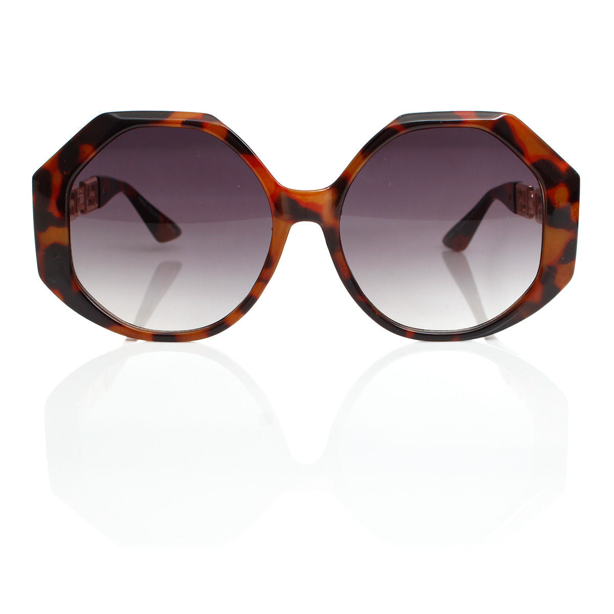 Sunglasses Square Marbled Greca Eyewear for Women