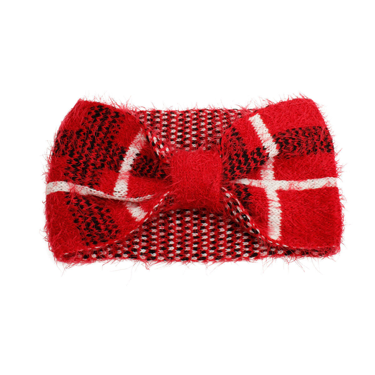 Red Plaid Headwrap