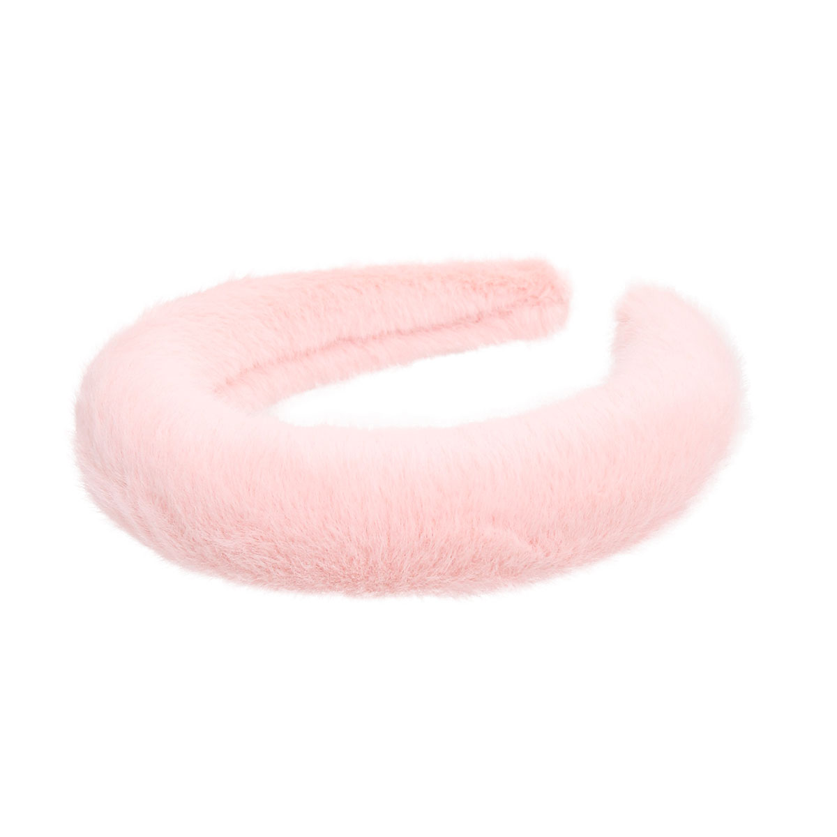 Pink Fur Headband