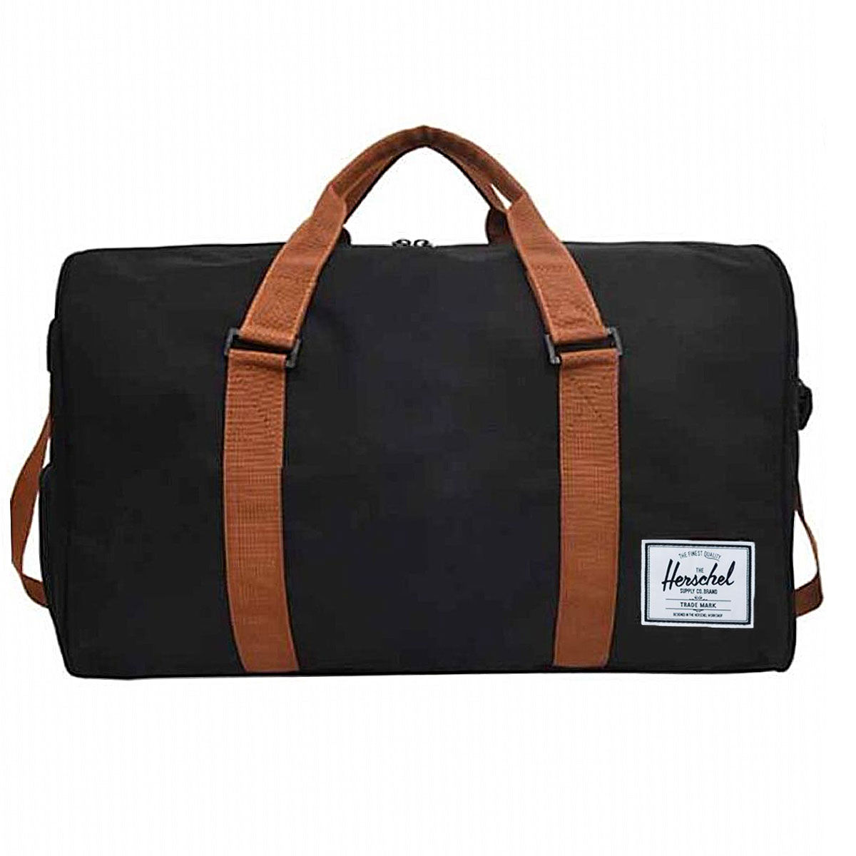 Black Oxford Duffel Travel Bag