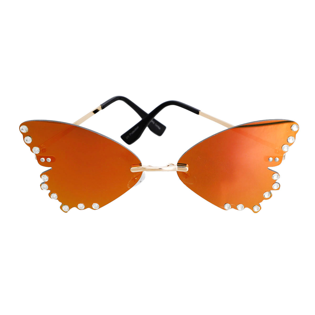 Multi Color Butterfly Shaped Lens Sunglasses